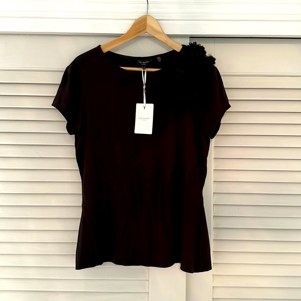 Ted Baker NWT Valersa Embellished Fitted T (Ted Size 4 US 10)